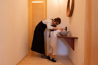 ただいま手洗い